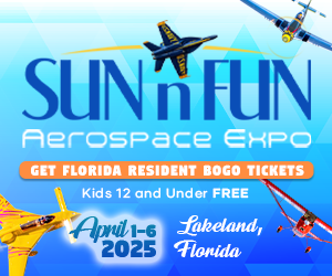 Sun N Fun is happening April 5-6 in Lakeland